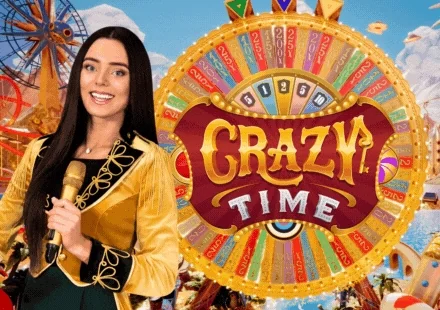 Crazy Time - Evolution casino game on 747 Live